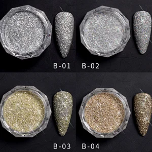 Domestic nail jewelry crystal diamond powder 8 color E