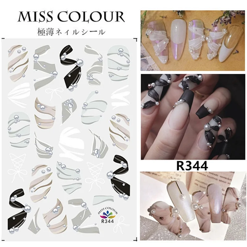 Tattoos Decals Gel Ballet Shoe Ribbon Nail Stickers