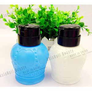 nail art remover aceton plastic dispenser pump bottle（10 Oz）