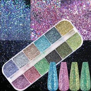 2020 Newest Wholesale Rose Glitter Chrome Mirror pigment nail powder