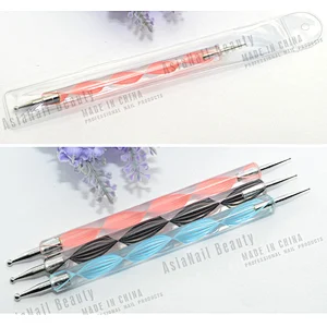 Double-edged Art Tool Nail Drawing Flower Pen Nail Drill Point Pen