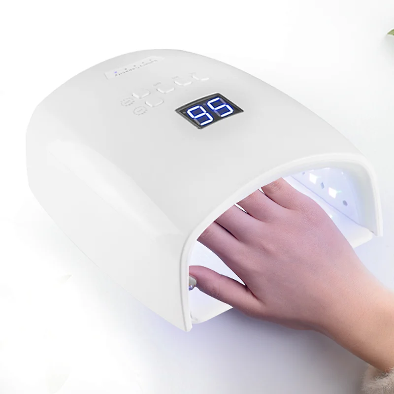 2020 best beauty high quality manicure art machine uv 48w dryer Wireless rechargeable battery nail lamp
