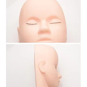 Arafting Eyelashes Silicone Head Model