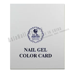 UV Nail Gel Polish 120 Colors Nail Art Display Color Book Chart Salon Acrylic Gel Tips Display Color