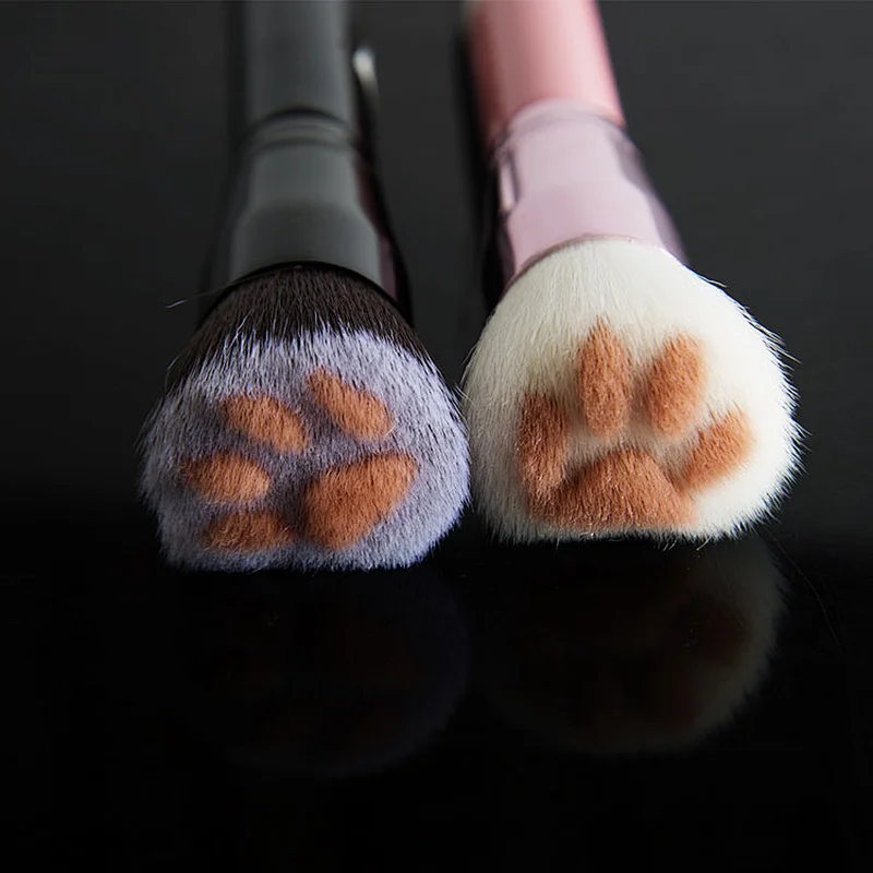 Private Label Long Handle Cat Claw Blush Makeup Brush