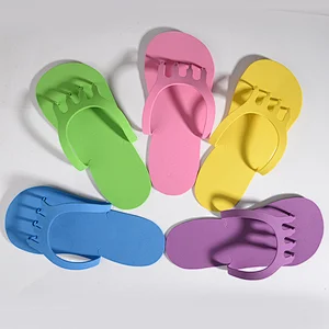 Good quality plastic slipper disposable indoor pedicure slipper set