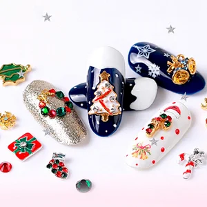hot selling Christmas style soft ceramic manicure diy for nail art decoration