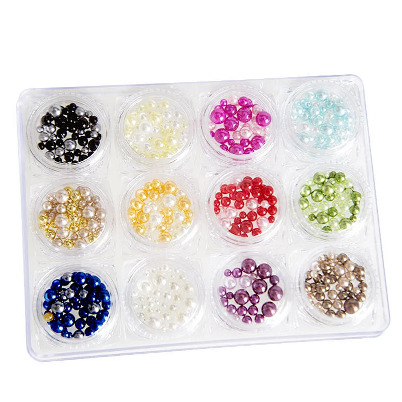 Nail Acrylic Powder Bulk Powder Glitter Acrylic Color Powder For Nails Art Nail pearl ornament E
