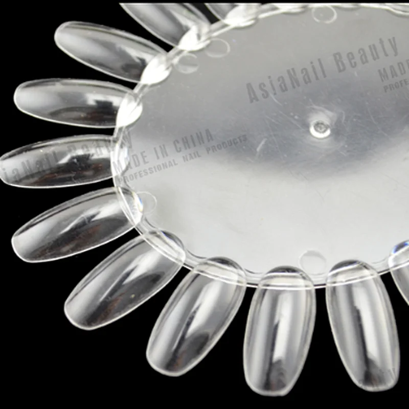 Asianail nail gel polish display Elliptical Wheel Tips