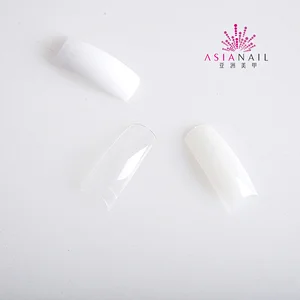 acrylic nail tips with designs nail tips manufacturer natural Shiny artificial Nail tips