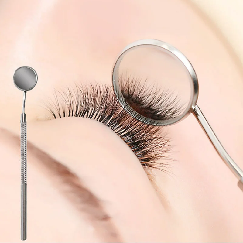 Eyelash Stainless Steel Mirror Inspection Mirror