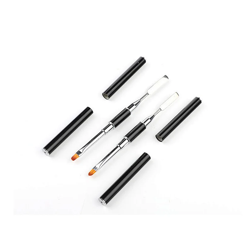 Gel Brush with Poly Gel Spatula