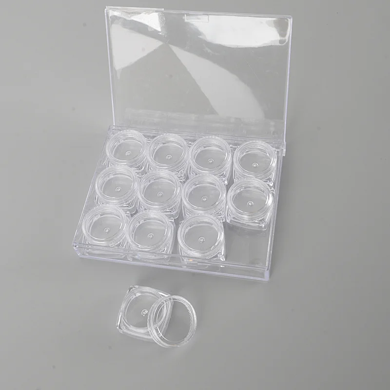 2018 New plastic bead storage containers box organizer jar