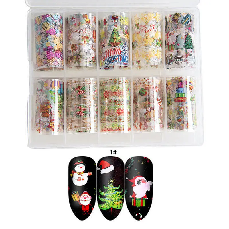 Christmas Nail Transfer Foil