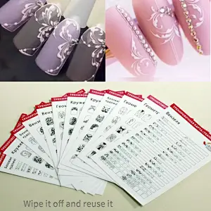 Painted Template Card Set (12Pcs/Set)