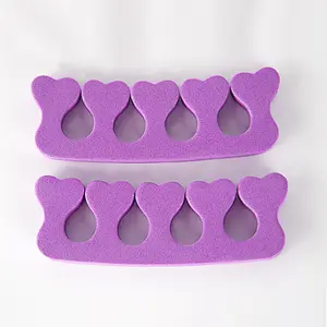 Disposable Colorful EVA Toe Separator/Finger Separator For Pedicure Nail Beauty Salon