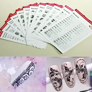 Painted Template Card Set (12Pcs/Set)