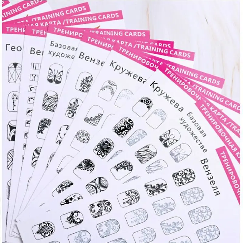 Painted Template Card Set (12Pcs/Set)