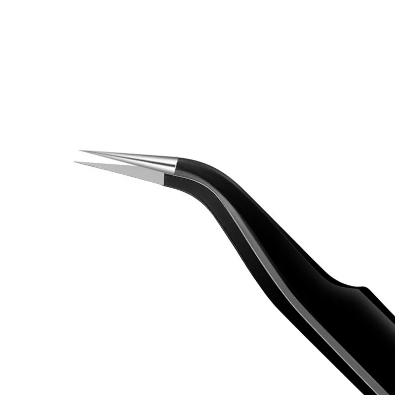 Stainless steel Mink eyelash extension Straight Or bend Optional tweezers professional Eye Lashes Tweezers