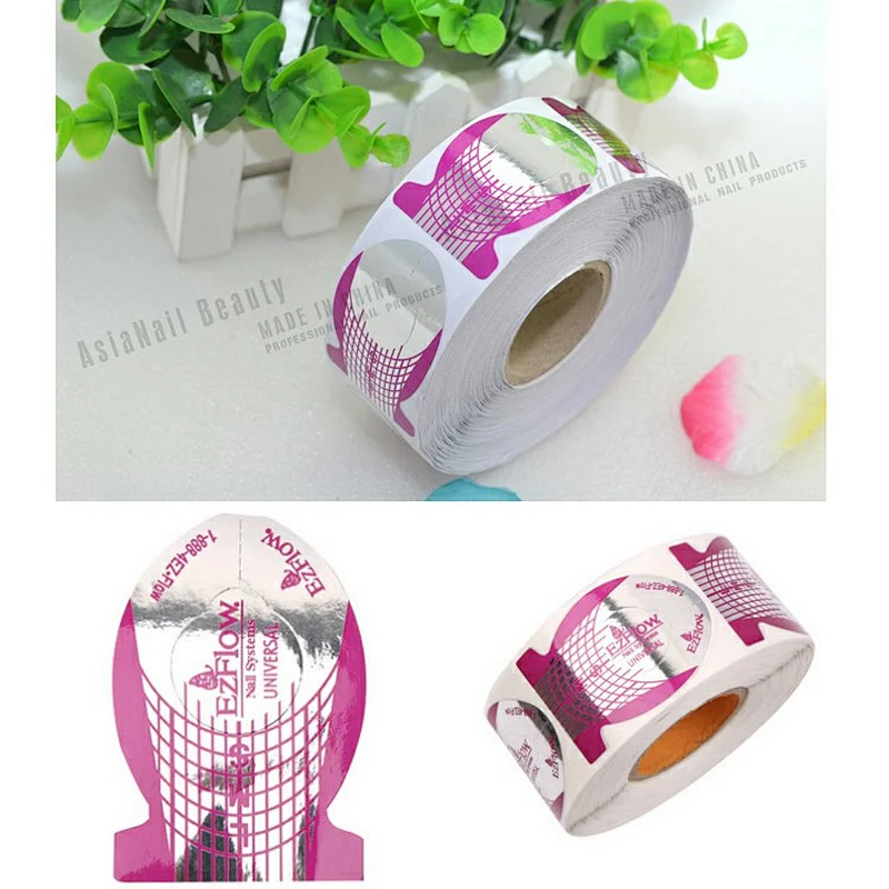 Asianail Nail finger care purple fish-shaped paper care phototherapy crystal nail extension