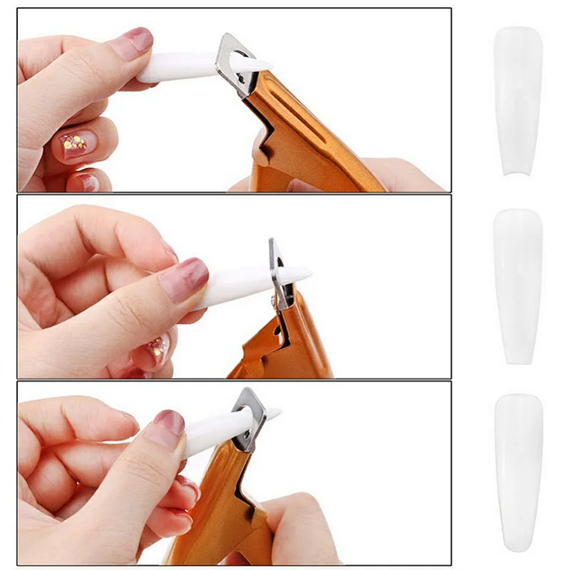 omuda nail clipper Acrylic UV Gel False Tips Manicure Clipper Nail Cutter