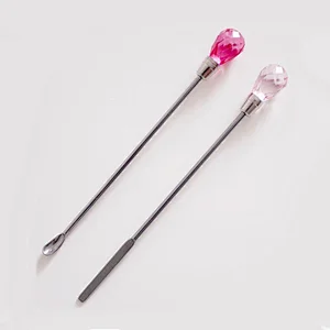 nail tool  Cute Scoop/Pointed Tool/ Flat Head Tool (1Pc/Bag)