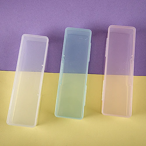 Asianail Nail Tools Box  (Clear/ Blue/ Pink)