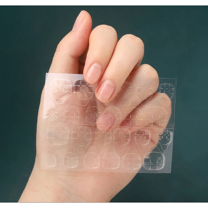 Jelly Double Sided Self Adhesive Nail Sticker
