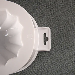 White Manicure Bowl with Handle