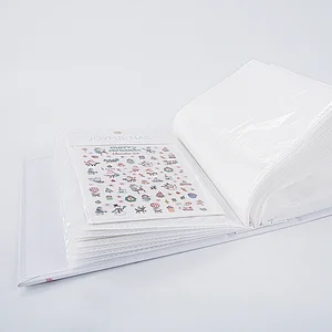 Nail Finger Sticker Storage Booklet