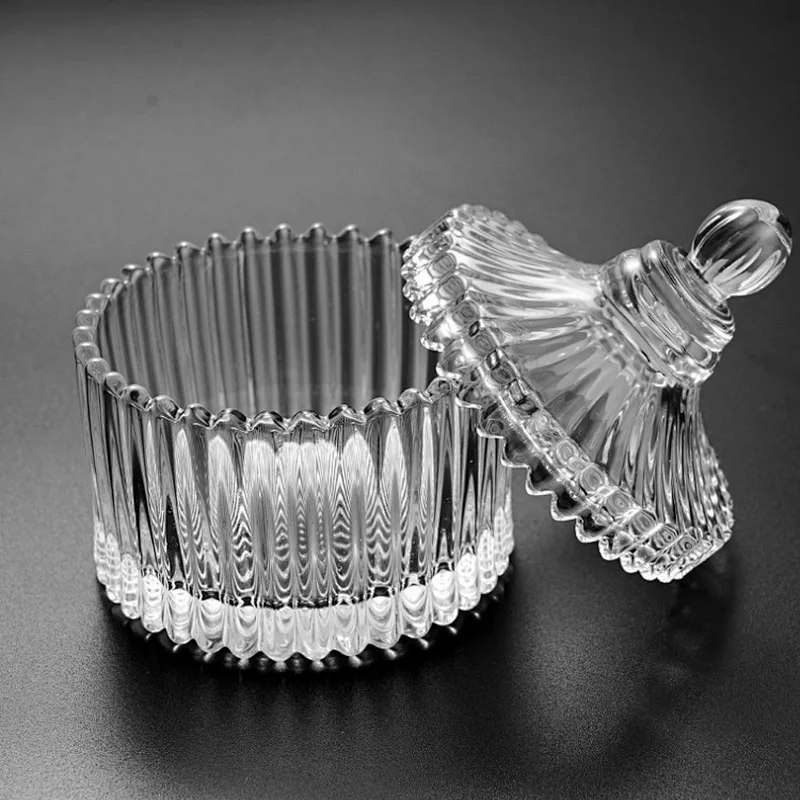 Symphony Aurora Glass Crystal Cup with Lid