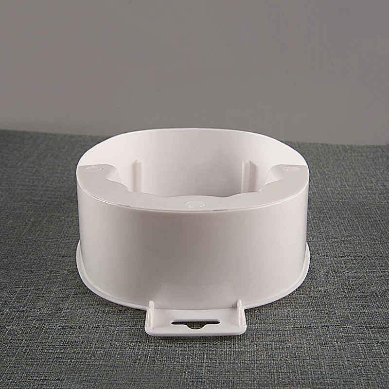 White Manicure Bowl with Handle