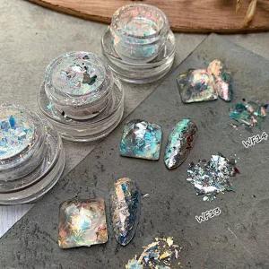 Nail Aurora Ice Platinum Powder