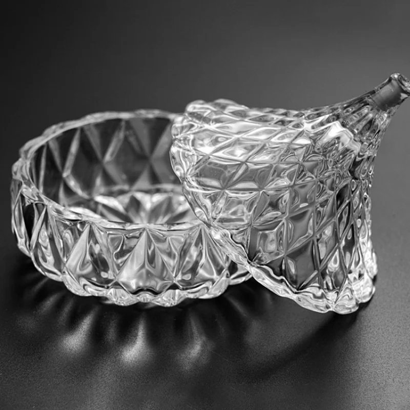 Symphony Aurora Glass Crystal Cup with Lid