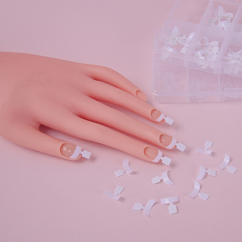 Mini French Tip White/Clear