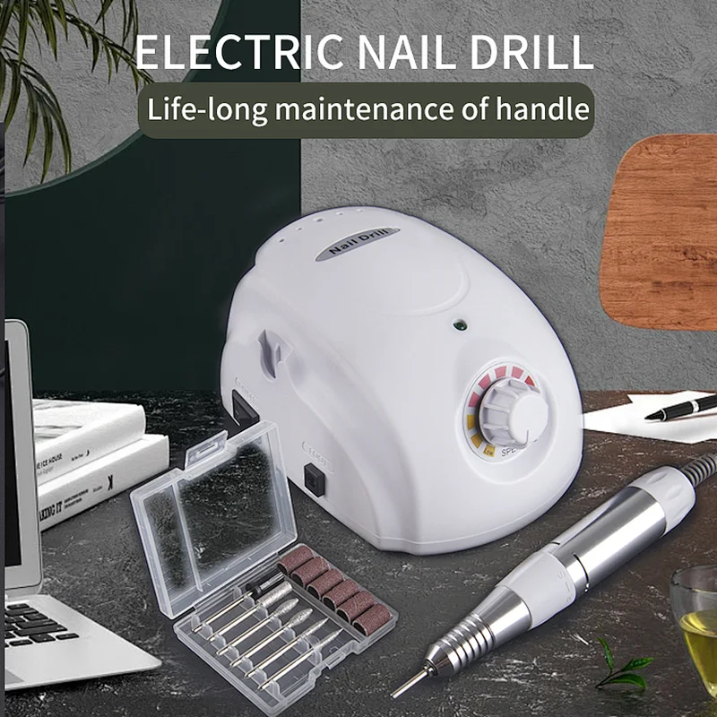 Nail Supplies Nail Polishing Machine Electric Manicure Set 25000 Turn Electric Grinder