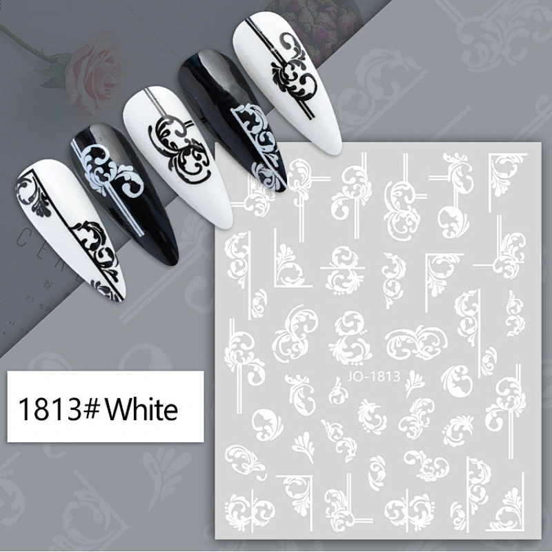Gold Plated Retro Bohemian Totem Nail Stickers