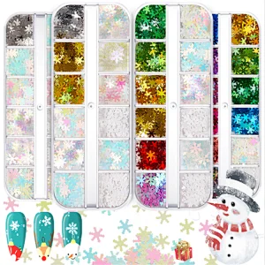 Christmas Nail Art Sequins