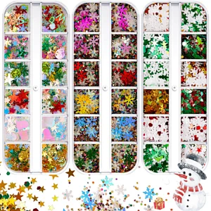 Christmas Nail Art Sequins