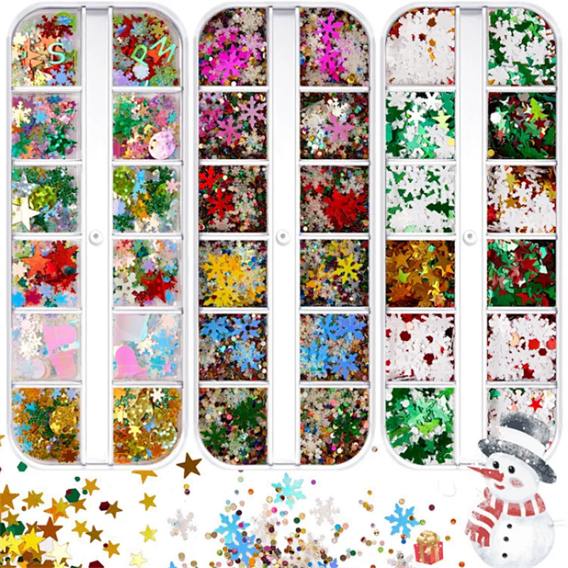 Christmas Nail Art Sequins