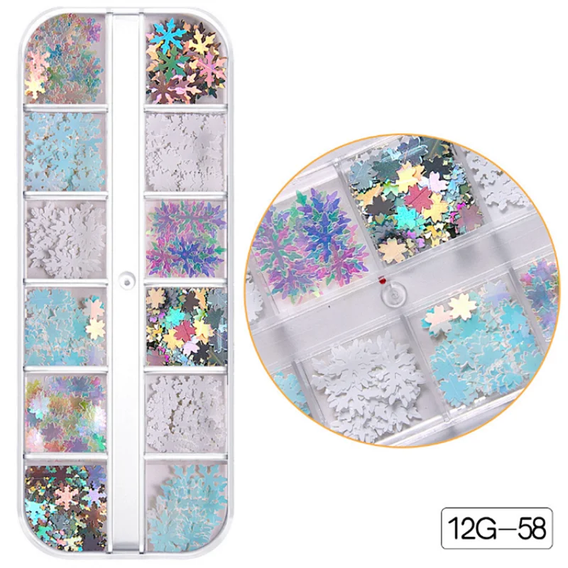 Christmas Nail Art Sequins