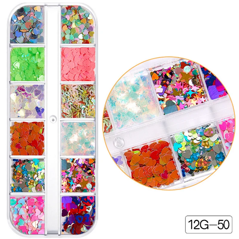 Christmas Nail Art Sequins