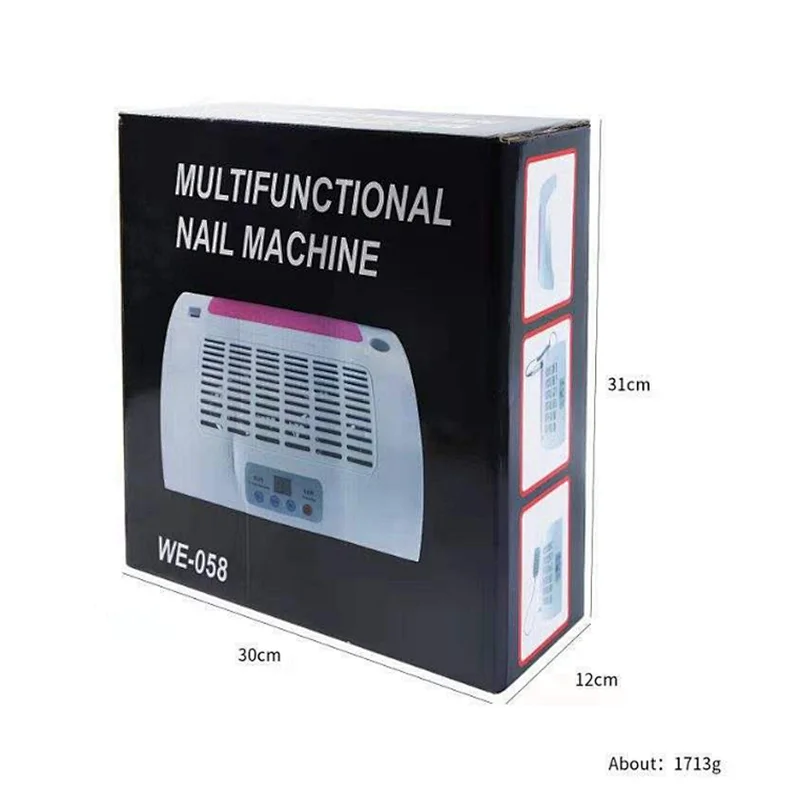 5 In 1 Nail Dryer Machine Dust Collection