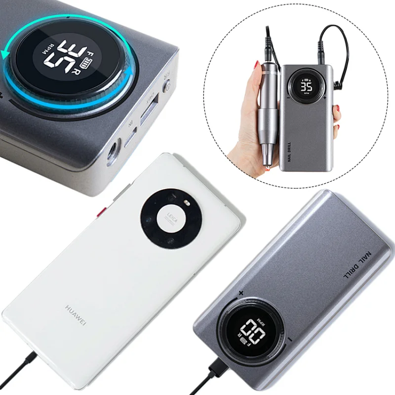 30W Wireless Electric Nail Drill (UV-201)