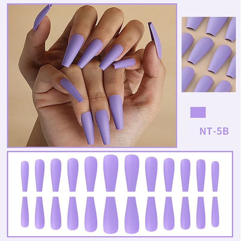 24 Pcs Set False Nail Tips