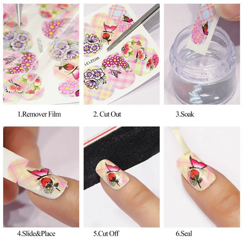 Water Slider Nail Stickers