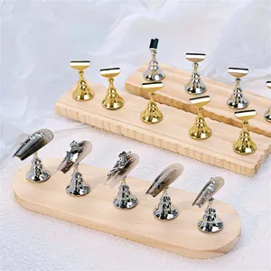 Oval Lace Wooden Nail Display Holder