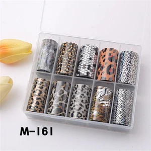 Fall And Winter Leopard Nail Art Transfer Foil