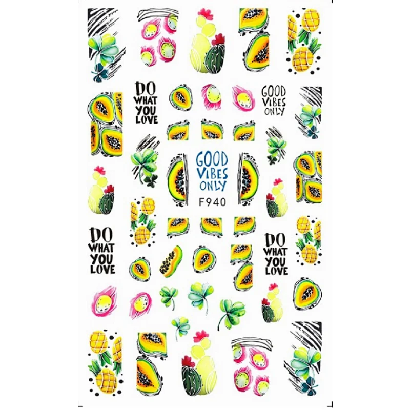 Summer Fruit Nail Stickers