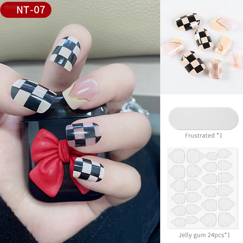 24 Pcs Set False Nail Tips